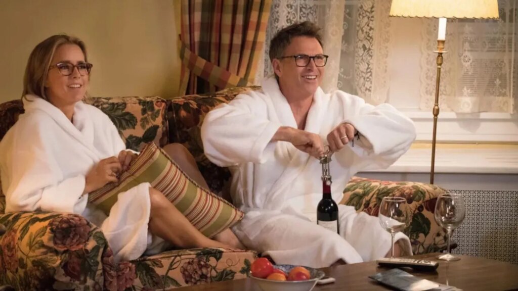Celebrity couple Téa Leoni and Tim Daly share joyful moment post-wedding