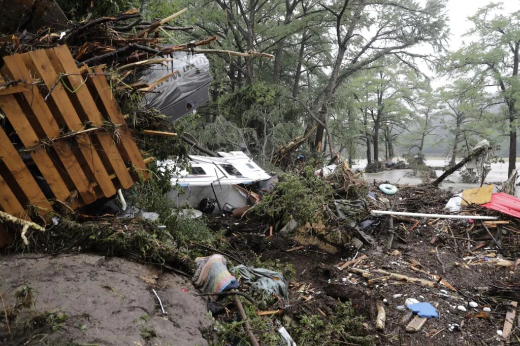 losses by the flood in taxes