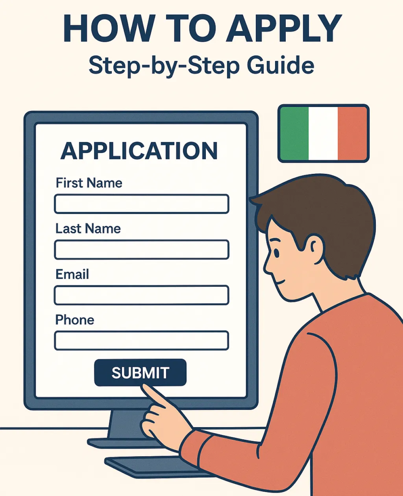 step-by-step Guide for applying for visa sponsorship in italy